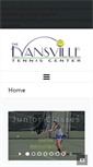 Mobile Screenshot of evansvilletennis.com